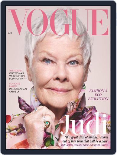 British Vogue June 1st, 2020 Digital Back Issue Cover
