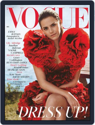 British Vogue December 1st, 2019 Digital Back Issue Cover