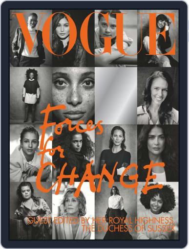 British Vogue September 1st, 2019 Digital Back Issue Cover