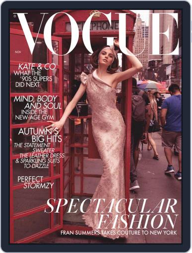 British Vogue November 1st, 2018 Digital Back Issue Cover
