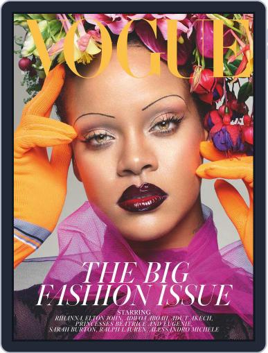 British Vogue September 1st, 2018 Digital Back Issue Cover