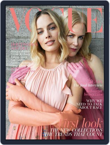British Vogue January 5th, 2018 Digital Back Issue Cover