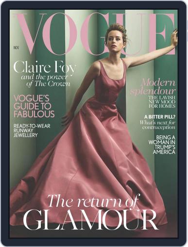 British Vogue November 1st, 2017 Digital Back Issue Cover