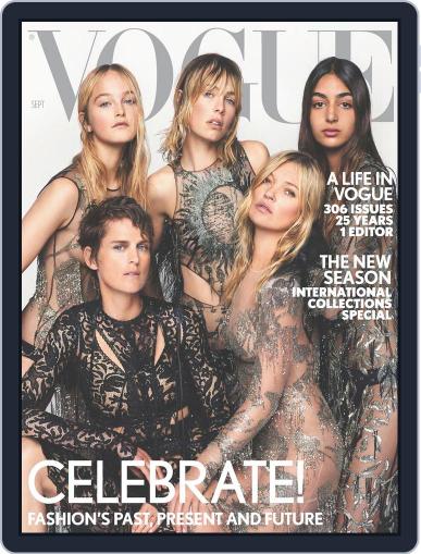 British Vogue September 1st, 2017 Digital Back Issue Cover