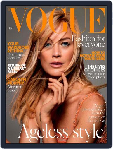 British Vogue July 1st, 2017 Digital Back Issue Cover