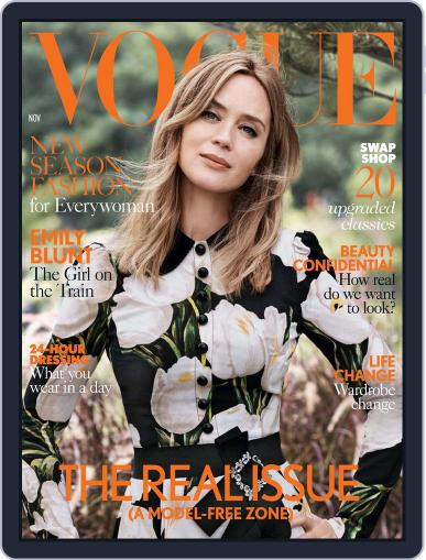 British Vogue November 1st, 2016 Digital Back Issue Cover