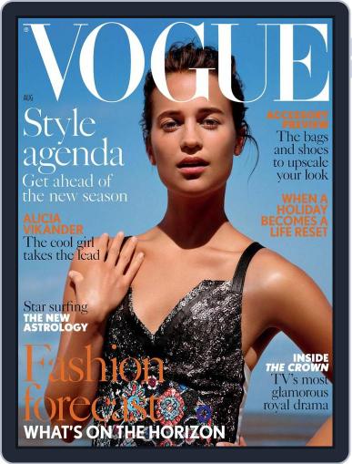 British Vogue July 7th, 2016 Digital Back Issue Cover