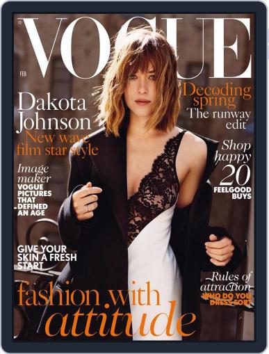 British Vogue January 7th, 2016 Digital Back Issue Cover