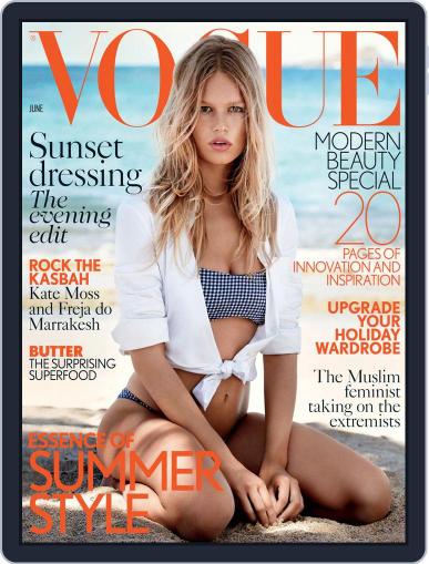 British Vogue June 1st, 2015 Digital Back Issue Cover