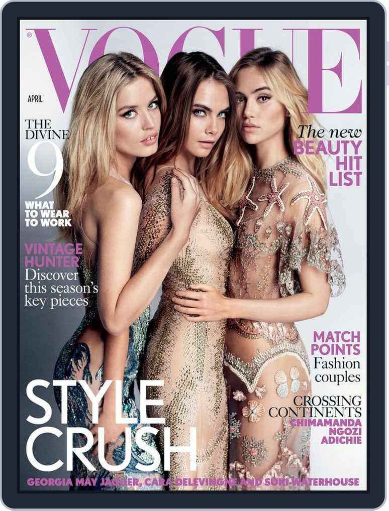 British Vogue April 2015 (Digital) 