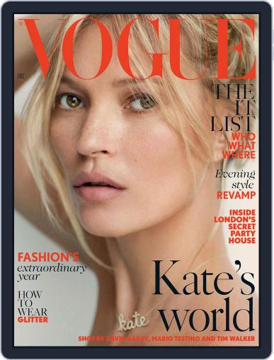 British Vogue November 5th, 2014 Digital Back Issue Cover