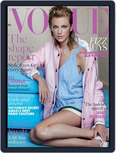 British Vogue October 5th, 2014 Digital Back Issue Cover