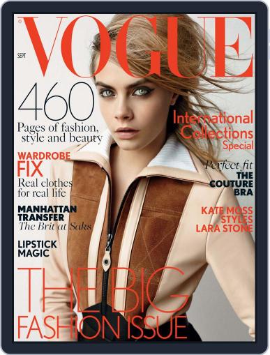 British Vogue August 3rd, 2014 Digital Back Issue Cover