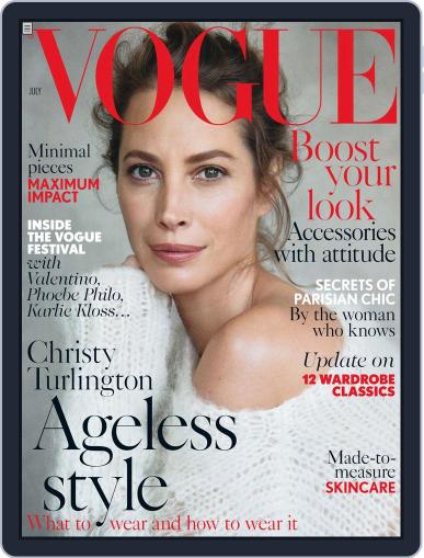 British Vogue June 1st, 2014 Digital Back Issue Cover