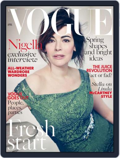 British Vogue March 9th, 2014 Digital Back Issue Cover