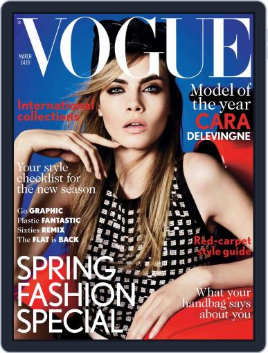 British Vogue February 6th, 2013 Digital Back Issue Cover