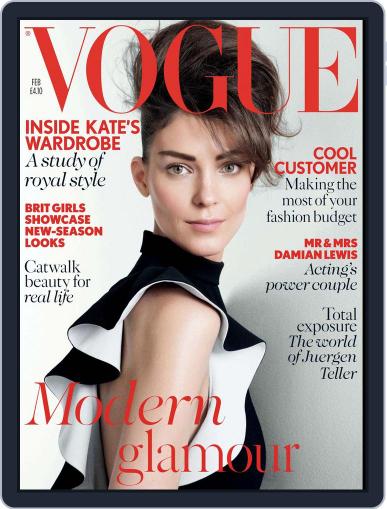 British Vogue January 9th, 2013 Digital Back Issue Cover