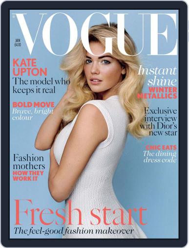 British Vogue December 9th, 2012 Digital Back Issue Cover