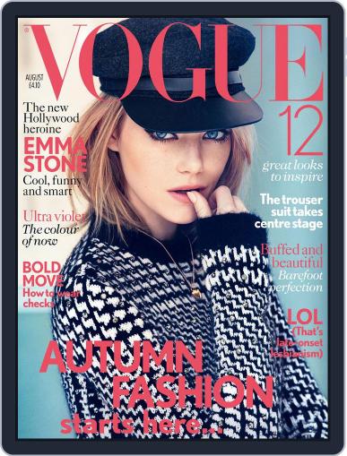 British Vogue July 8th, 2012 Digital Back Issue Cover