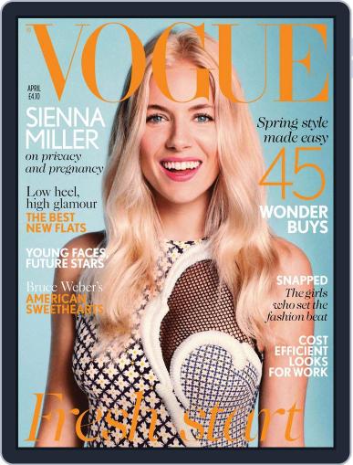 British Vogue March 11th, 2012 Digital Back Issue Cover