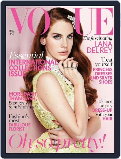 British Vogue February 7th, 2012 Digital Back Issue Cover