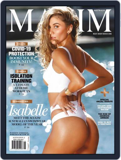 Maxim Australia May 1st, 2020 Digital Back Issue Cover