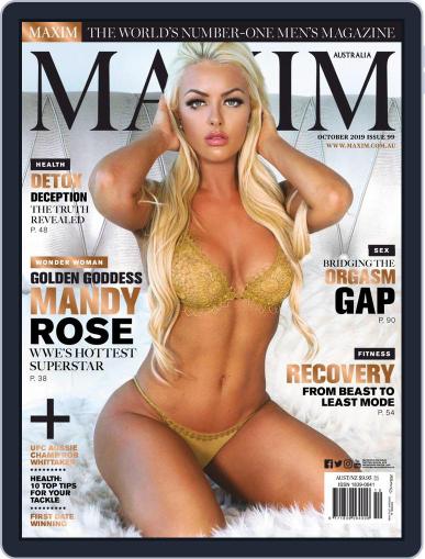 Maxim Australia October 1st, 2019 Digital Back Issue Cover