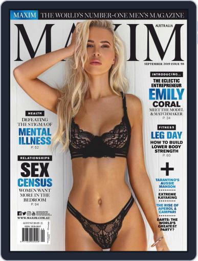 Maxim Australia September 1st, 2019 Digital Back Issue Cover