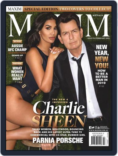 Maxim Australia February 1st, 2019 Digital Back Issue Cover