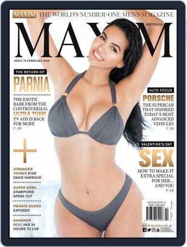 Maxim Australia February 1st, 2018 Digital Back Issue Cover