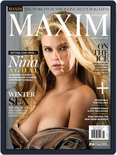 Maxim Australia July 1st, 2017 Digital Back Issue Cover