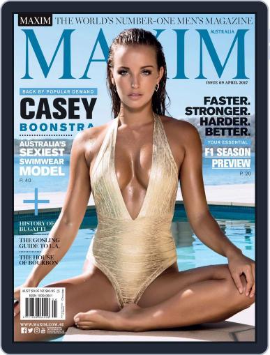 Maxim Australia April 1st, 2017 Digital Back Issue Cover