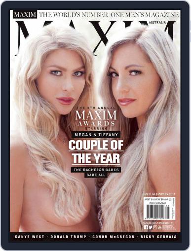 Maxim Australia January 1st, 2017 Digital Back Issue Cover