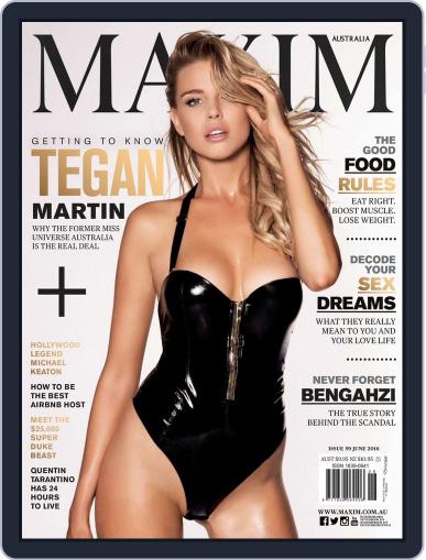 Maxim Australia May 19th, 2016 Digital Back Issue Cover