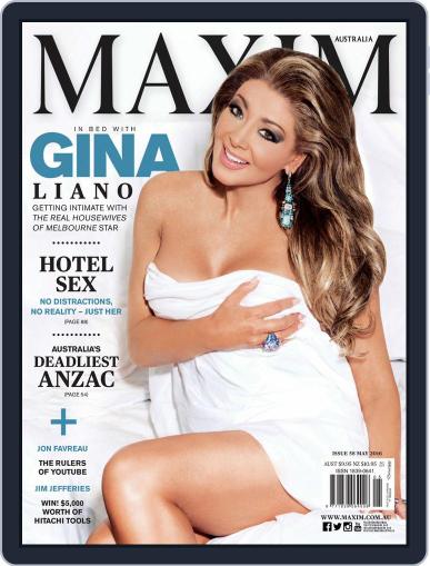 Maxim Australia April 20th, 2016 Digital Back Issue Cover
