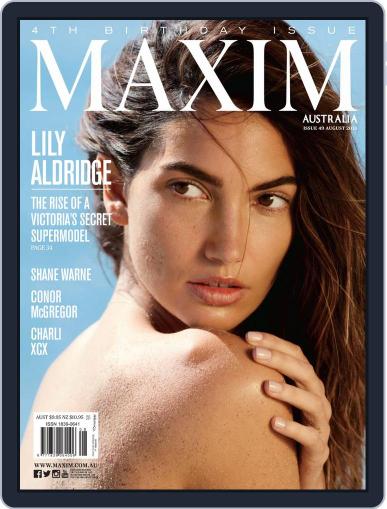 Maxim Australia July 15th, 2015 Digital Back Issue Cover