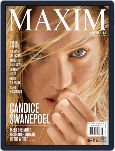 Maxim Australia May 20th, 2015 Digital Back Issue Cover