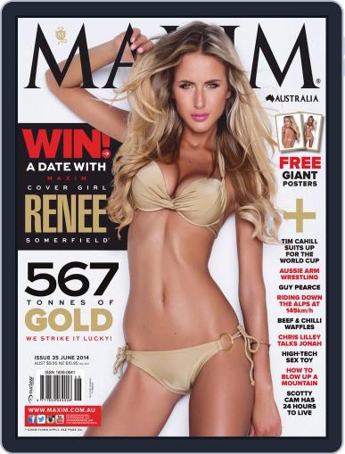 Maxim Australia May 19th, 2014 Digital Back Issue Cover