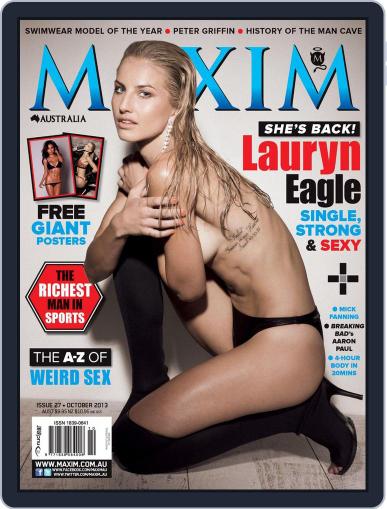 Maxim Australia September 17th, 2013 Digital Back Issue Cover