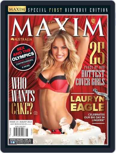 Maxim Australia July 23rd, 2012 Digital Back Issue Cover