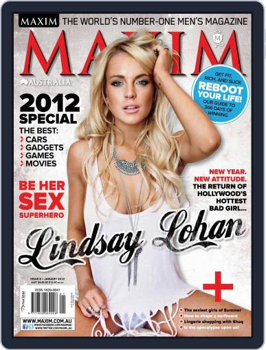 Maxim Australia December 26th, 2011 Digital Back Issue Cover