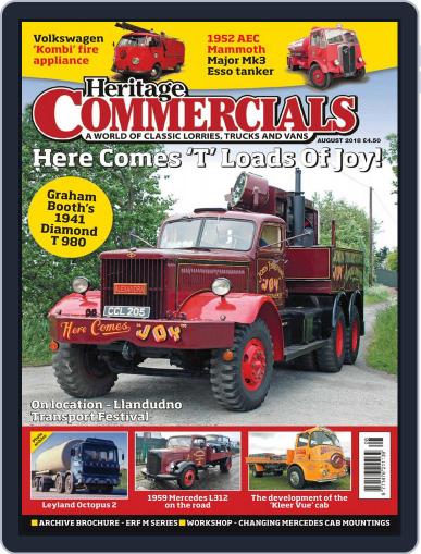 Heritage Commercials August 1st, 2018 Digital Back Issue Cover