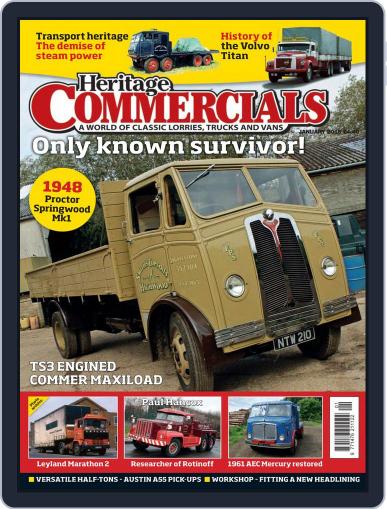 Heritage Commercials January 1st, 2018 Digital Back Issue Cover