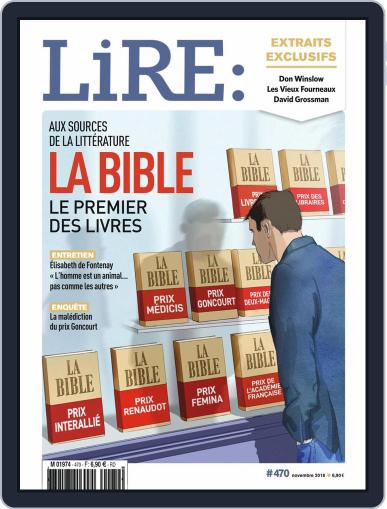 Lire November 1st, 2018 Digital Back Issue Cover