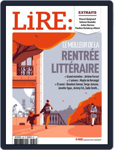 Lire September 1st, 2018 Digital Back Issue Cover