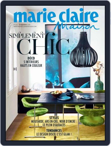 Marie Claire Maison November 1st, 2018 Digital Back Issue Cover