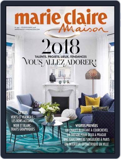 Marie Claire Maison February 1st, 2018 Digital Back Issue Cover