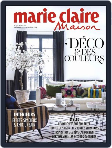 Marie Claire Maison April 1st, 2017 Digital Back Issue Cover
