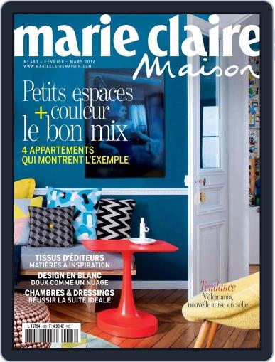Marie Claire Maison January 7th, 2016 Digital Back Issue Cover