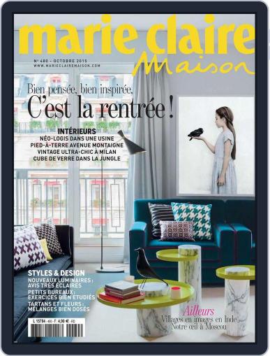Marie Claire Maison September 9th, 2015 Digital Back Issue Cover